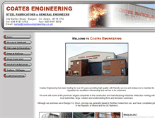 Tablet Screenshot of coates-engineering.co.uk